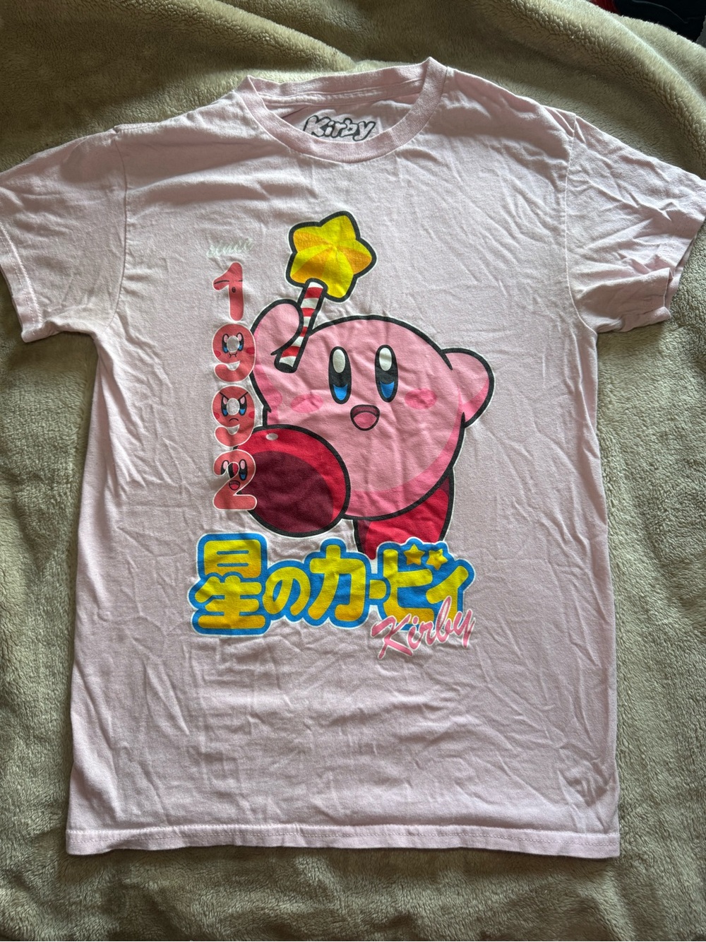 Nintendo Pink Kirby Star Graphic Tee